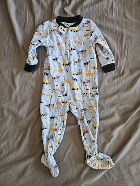 Carter's Fleece Footed One-Piece 18 Months